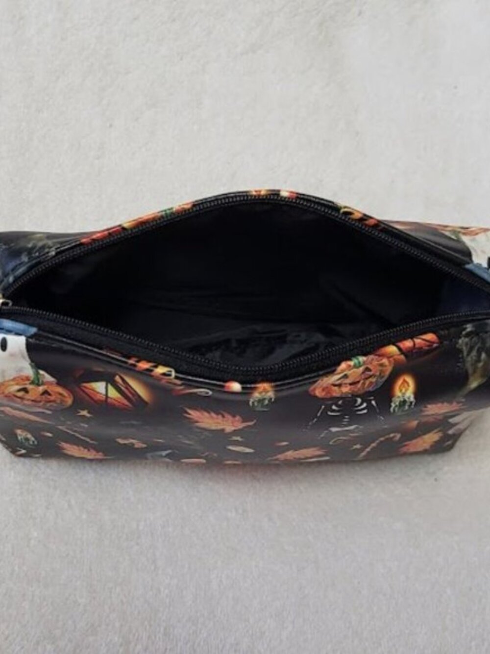 NIP - Set of 2 adorable Halloween motif zipper pouch/cosmetic cases. - Picture 5 of 5
